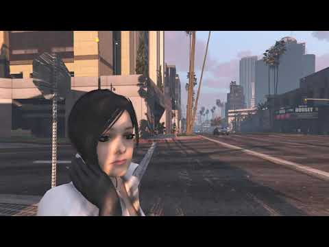 GTA 5 mods -  Alizee in City