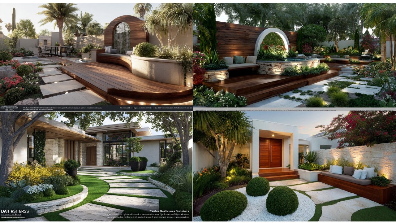 Top 160 Modern Garden Designs 2026 l  Luxury Front Yard Landscaping & Fence Ideas