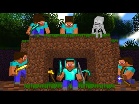 Monster School : SPEEDRUNNER VS 7 HUNTERS - Minecraft Animation