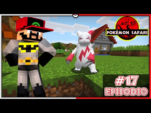 Minecraft POKÉMON SAFARI #17 - EM BUSCA DO ZANGOOSE PERFEITO PARA FALSE SWIPE  [Pixelmon]