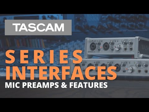 Демонстрация аудиоинтерфейсов Tascam Series 