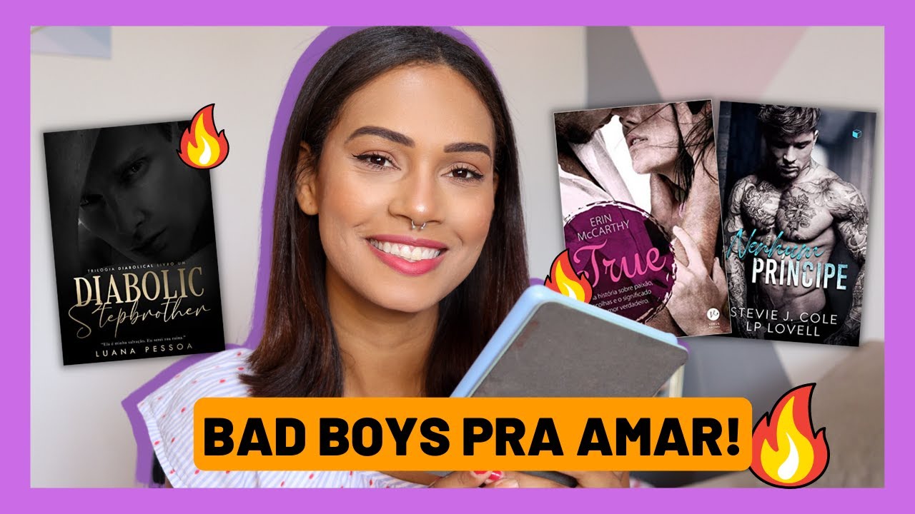 4 livros com bad boys marcantes! 😠 | Miriã Mikaely