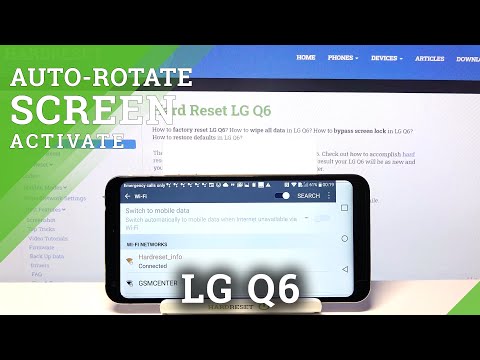 Automatic Screen Rotation - LG Q6 & Flip Screen Feature