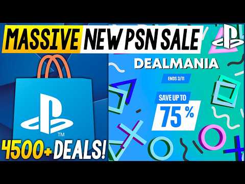 GIGANTIC NEW PSN SALE LIVE NOW! PSN DEALMANIA Sale 2026 - 4500+ Deals (NEW PlayStation Game Deals)