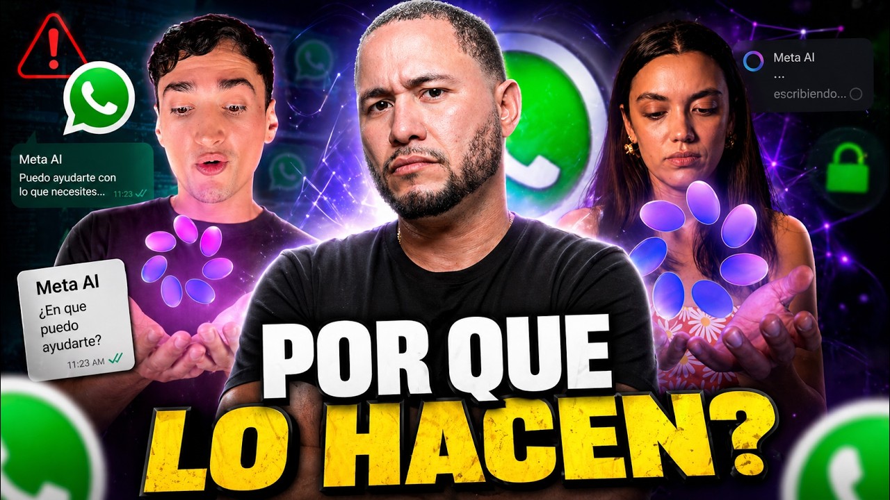 MIENTEN Sobre Meta IA de WhatsApp (IA TE ESPIA?)