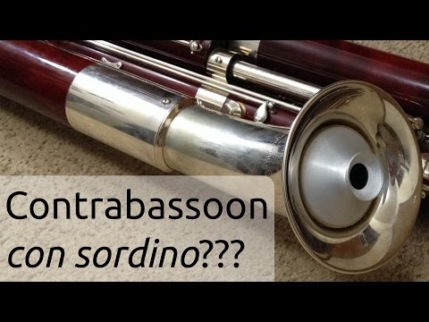 Contrabassoon Mute - First Impressions