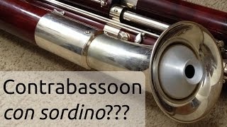 Contrabassoon Mute - First Impressions