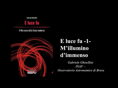 E luce fu -1- M'illumino d'immenso