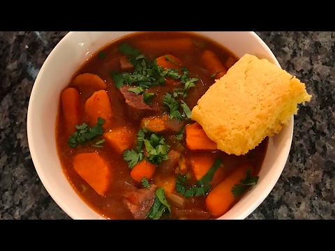 CHARLIE2UBE Cooks! Easy Crock Pot Beef Stew & Corn...