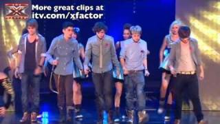 The Finalists perform Can&#39;t Stop Moving - The X Factor Live results 6 - itv.com/xfactor