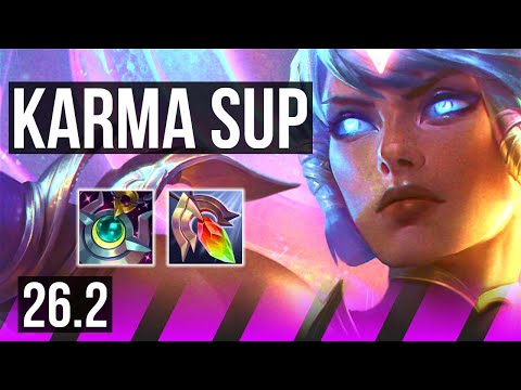KARMA & Vel'Koz vs THRESH & Caitlyn (SUP) | Perfect KDA: 3/0/15 | KR Master | 26.2