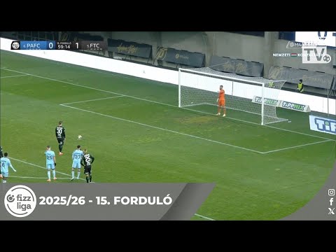 Puskás Akadémia FC – Ferencvárosi TC | 1-2 | (0-0) | Fizz Liga | 15. forduló | MLSZTV