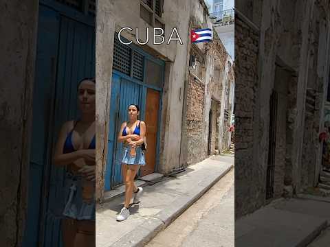 CUBA 🇨🇺 La Habana vieja #shorts #travel #cuba #fyp #cubareal #mujeres