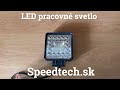 LED pracovné svetlo - 41x 3W LED / 10-30V / ECE R10 (106x106x37mm) - Video Youtube