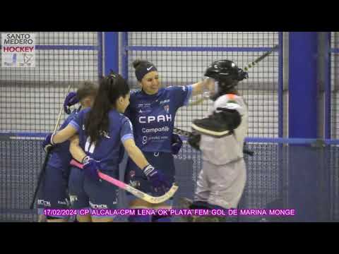 20240217 CP ALCALA HOCKEY-CPM LENA OK PLATA FEM 01 GOL DE MARINA MONGE TERRADO