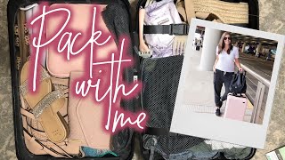 PACK WITH ME -- Everything I packed for a weekend in Nashville! | Sarah Brithinee