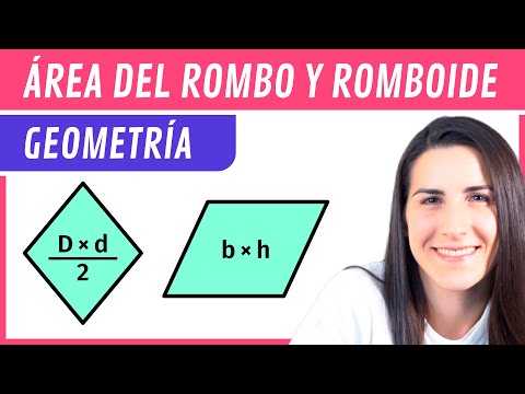 ÁREA del ROMBO y ROMBOIDE 🔶 Figuras Planas