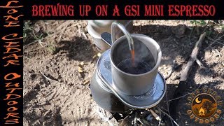 Brewing Up On The GSI Mini Espresso