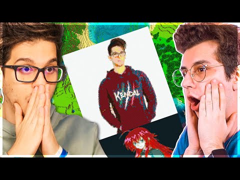 KENDAL REACTS TO NEW GIFTS IN OUR MINECRAFT ITA WORLD!