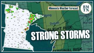 The latest on where to expect strong storms in Minnesota and Wisconsin