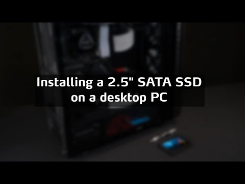 How to Instal an 2.5 inch SATA SSD on a desktop PC - ADATA