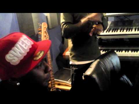 YOUNG O GETTING READY TO JUMP ON A TRACK