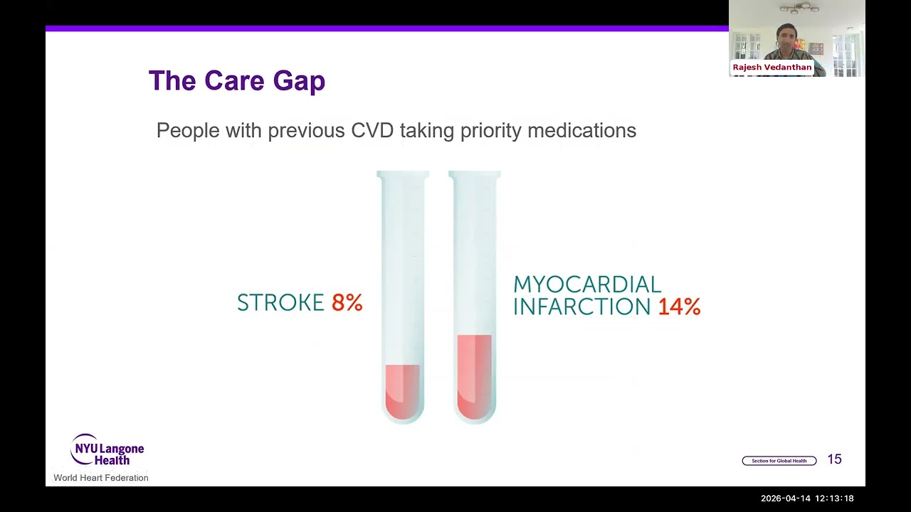 University Hospitals Global Health Grand Rounds with Rajesh Vedanthan, MD.