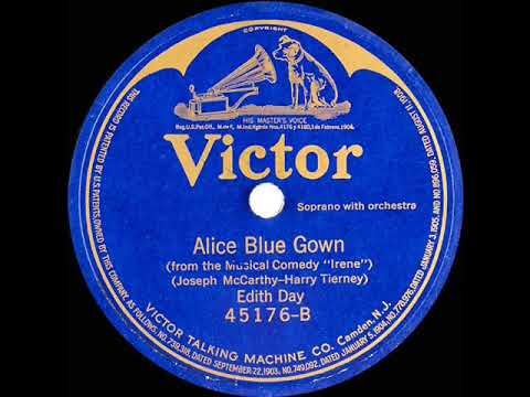 1920 Edith Day - Alice Blue Gown