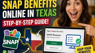 How to renew SNAP benefits online in Texas