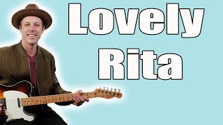 Beatles Lovely Rita Guitar Lesson + Tutorial
