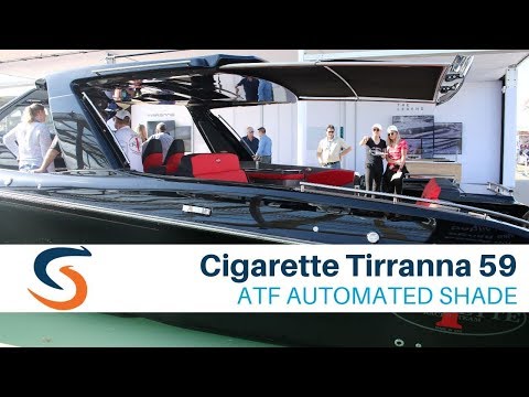 Cigarette Racing Team Tirranna 59 with SureShade Sunshade