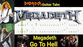 Go To Hell - Megadeth - Guitar + Bass TABS Lesson