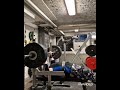 120kg bench press with close grip 15 reps for 5 sets easy with legs up