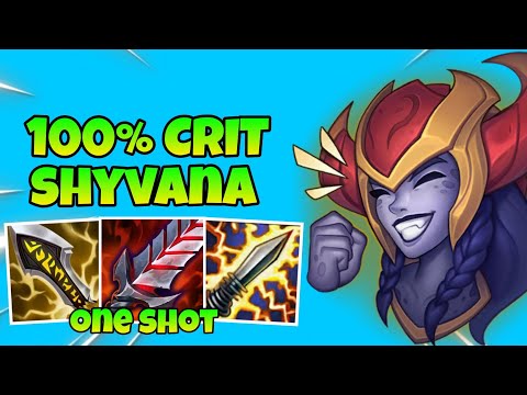 SHYVANA.EXE | SUPER FULL CRITICAL ONE SHOT BUILD WILD RIFT