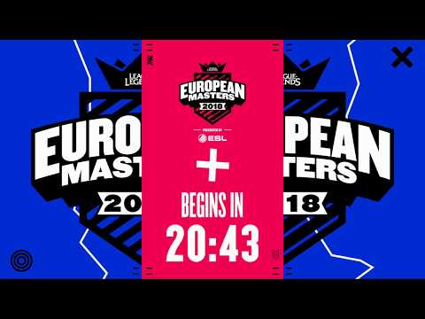 [🔴] European Masters Spring Split Knockout 2018 - Round of 12