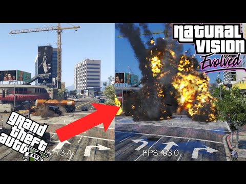 GTA 5 vs NaturalVision Evolved (GTA 5 MODS)