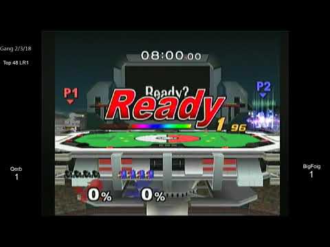 The Gang: Losers Top 48 — Qerb (Mr. Game & Watch) vs. BigFoig (Falco) — SSBM Singles