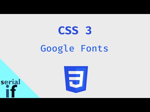 CSS 3 - Utilisation de Google
                                        Fonts pour intégrer des polices de caractères sur notre site