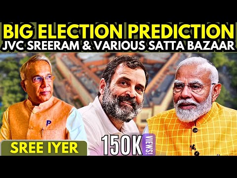 Mood of the Nation: Big Election Prediction by JVC Sreeram & various Satta Bazaars • NDA vs INDI