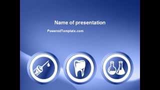 Dentist Clinic PowerPoint Template by PoweredTemplate.com