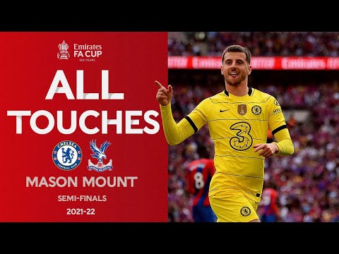 ALL TOUCHES | Mason Mount v Crystal Palace | Semi-Final | Emirates FA Cup