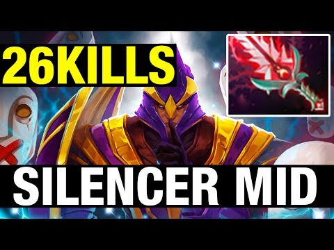 SILENCER MID - OG.Ana WITH 26 KILLS - Dota 2