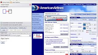 Highlight Demo - AA Flight Tracker ~2008