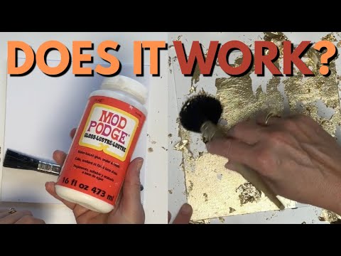 Can you use ModPodge for Goldleaf? (Gold Leaf Q & A)