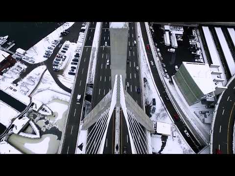 Zakim/Bunker Hill Bridge Aerial
