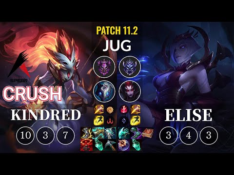 ASP Crush Kindred vs Elise Jungle - KR Patch 11.2