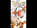 Opening To The Tigger Movie 2000 VHS