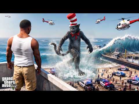 МЫСЫҚ МОНСТР ҚАЛАҒА ШАБУЫЛ ЖАСАДЫ (GTA V)