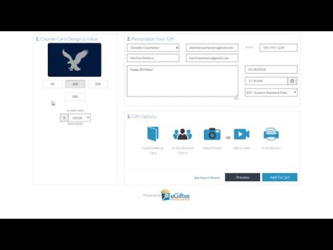 How to send an American Eagle Outfitters Gift Card to a friend.