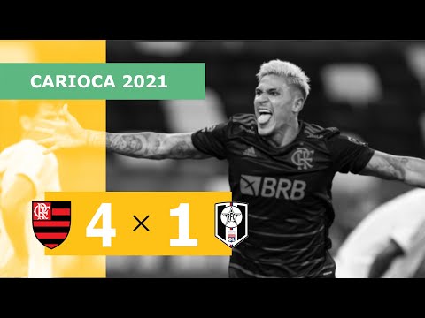Flamengo 4 x 1 Resende - Gols - 19/03 - Campeonato Carioca 2021